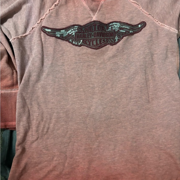 Harley-Davidson Tops - Harley-Davidson Pink Crewneck Sweatshirt